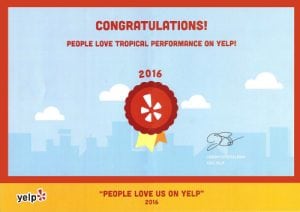 yelp certificate